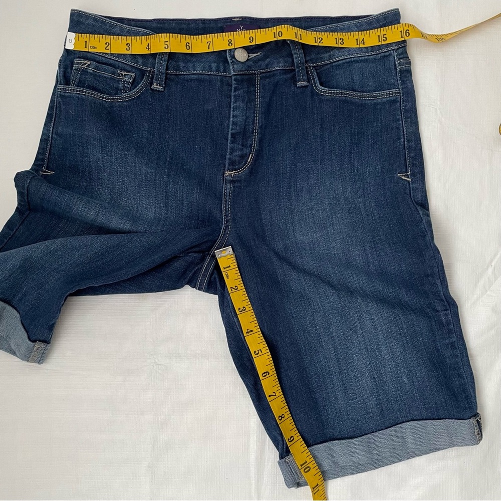 NYDJ Bermuda Shorts Stretch Denim Size 12 - Picture 6 of 6